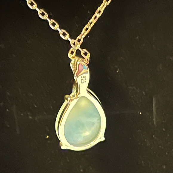 ❤️🌟HOST PICK🌟Larimar water drop necklace❤️ - Picture 11 of 14